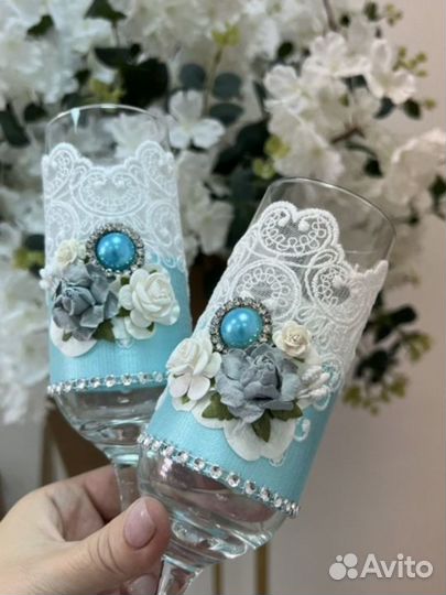 Бокалы ручной работы