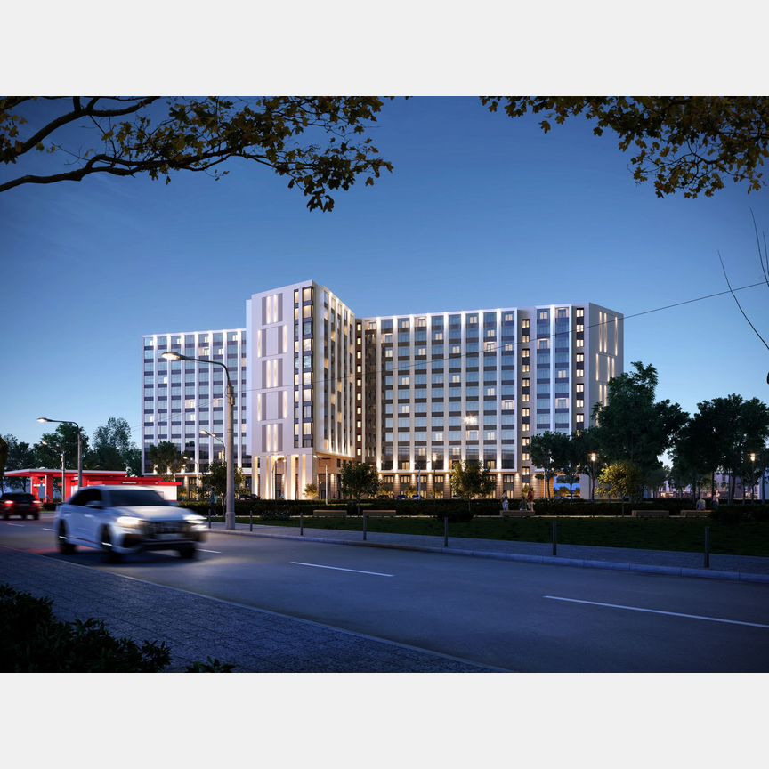 1-к. апартаменты, 25,1 м², 10/13 эт.
