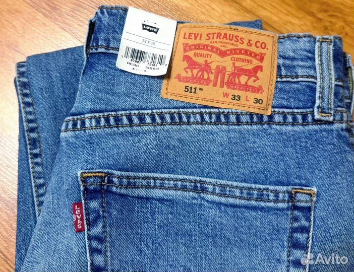 Летние Джинсы levis 511 slim оригинал