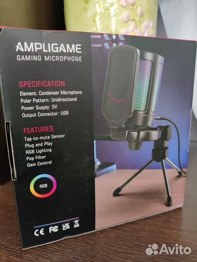Микрофон Fifine Ampligame A6V