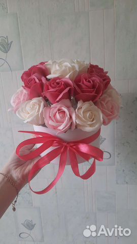 Букет цветов из мыла