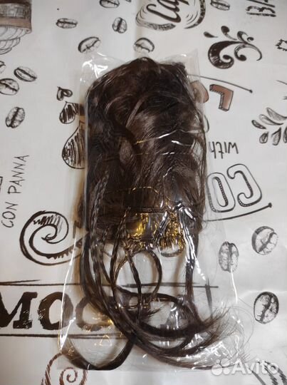 Резинка шиньон на хвост, с косичками