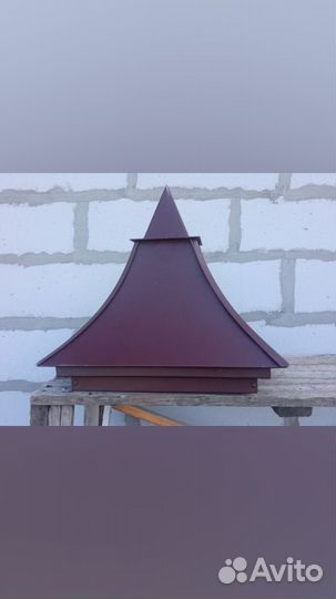 Колпаки на столбы, доборка для фасада и кровли