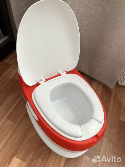 Детский горшок унитаз музыкальный