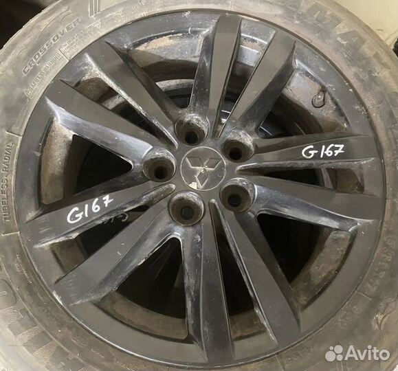 Колеса R17 mitsubishi (черные)