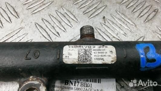 Топливная рампа дизельная jaguar S-type (BNI07BB01