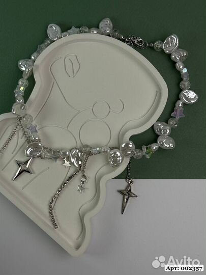 Колье чокер, бижутерия