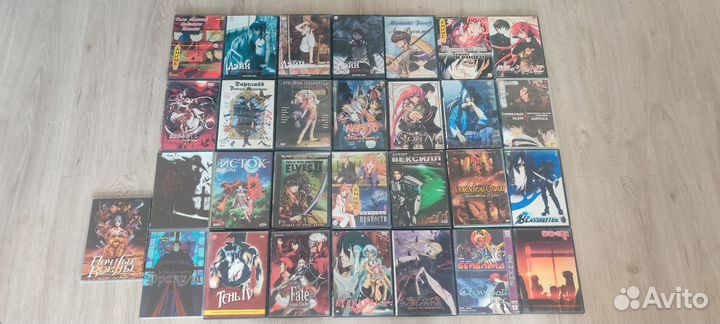 DVD диски с различными аниме