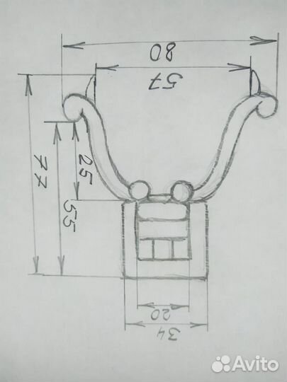 Старинная ручка на самовар