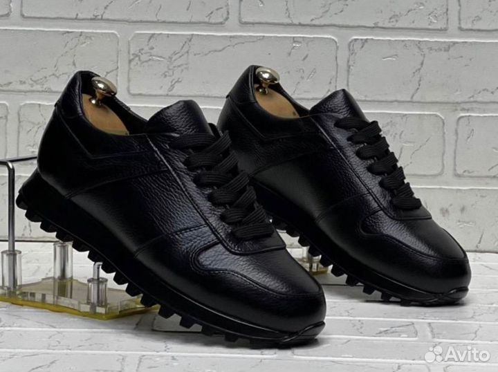 Кроссовки мужские натуральная кожа