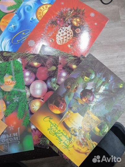 Лот открыток СССР Новый год