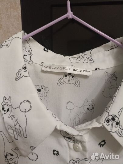 Блузка школьная для девочки р 146 152