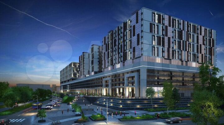 1-к. квартира, 49,3 м², 8/15 эт.