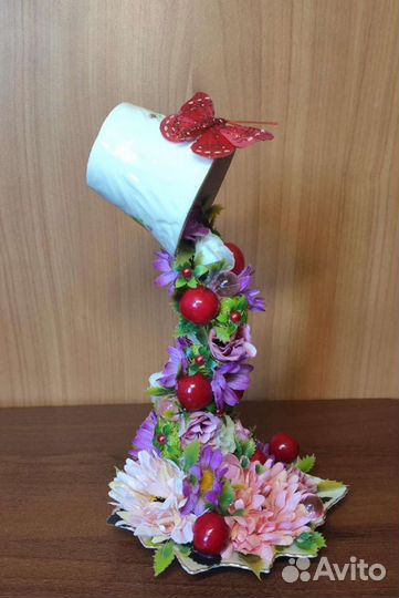 Цветочно-фруктовая композиция