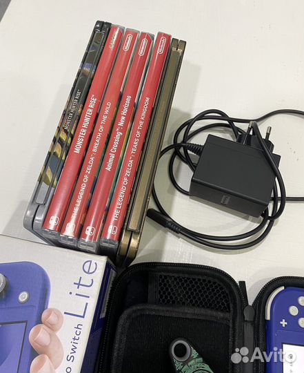Nintendo switch lite с играми
