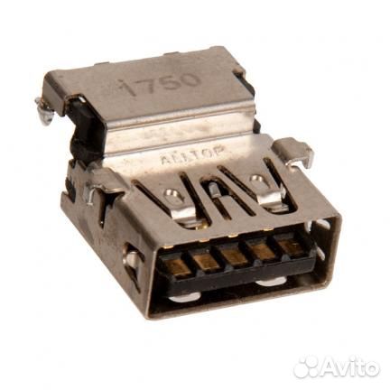 USB разъем для asus GL753VD черный с разбора GL753