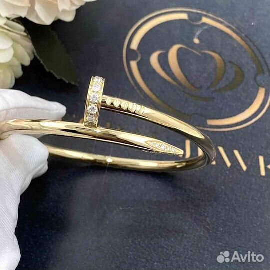 Браслет Cartier Juste un Clou Желтое золото, бриллианты 0,56ct