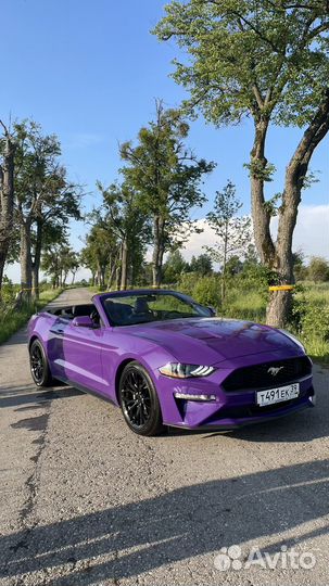 Прокат кабриолета Ford Mustang