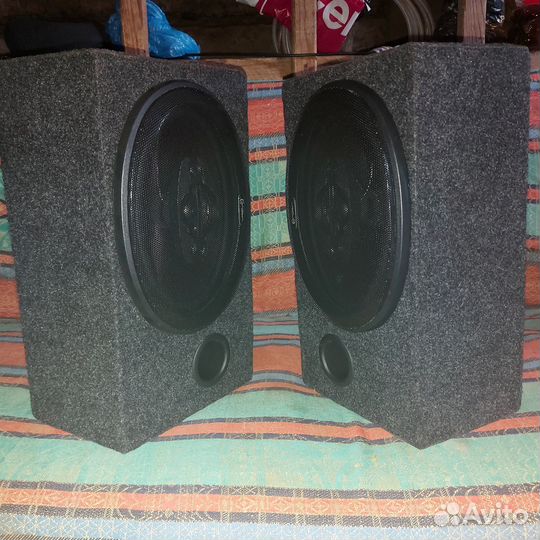 Комплект музыки в авто (колонки + усилитель)