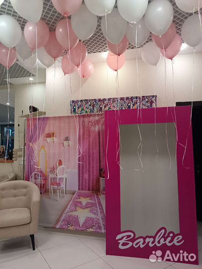 Коробка барби фотозона