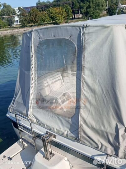 Ремонт прозрачной части ходовых тентов катера