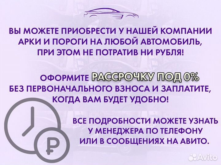 Ремонтные пороги на Honda Accord 7