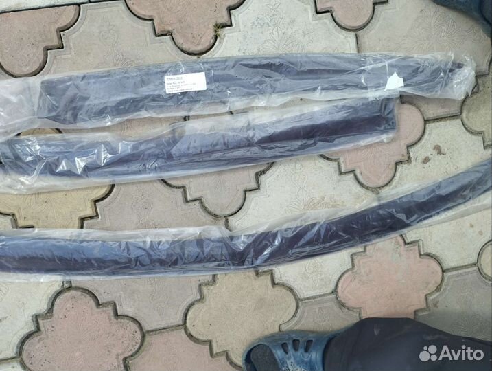 Молдинги на двери ветровик Мазда 6 gh