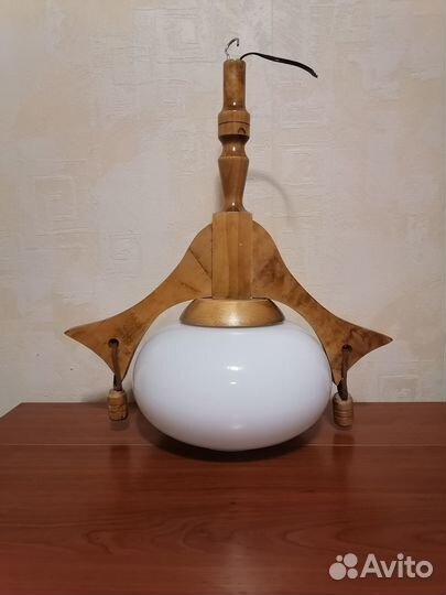 Винтажная Потолочная Люстра из дерева