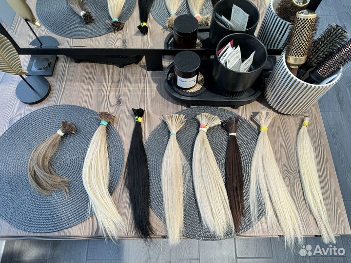 Наращивание волос модель