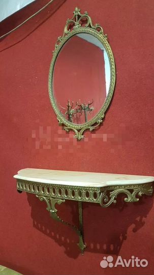 Консоль и зеркало. Винтаж