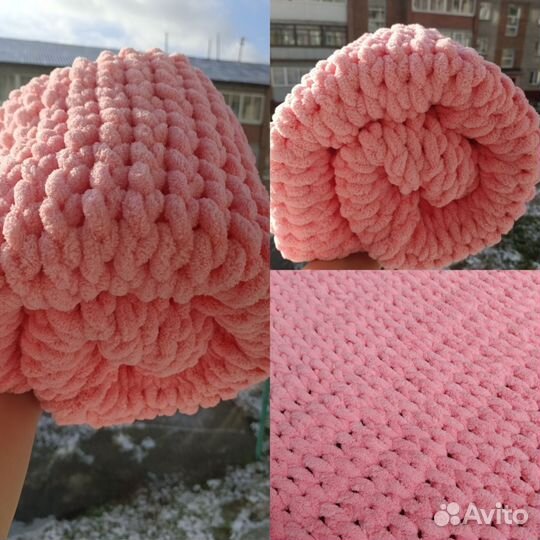 Плед детский плюшевый