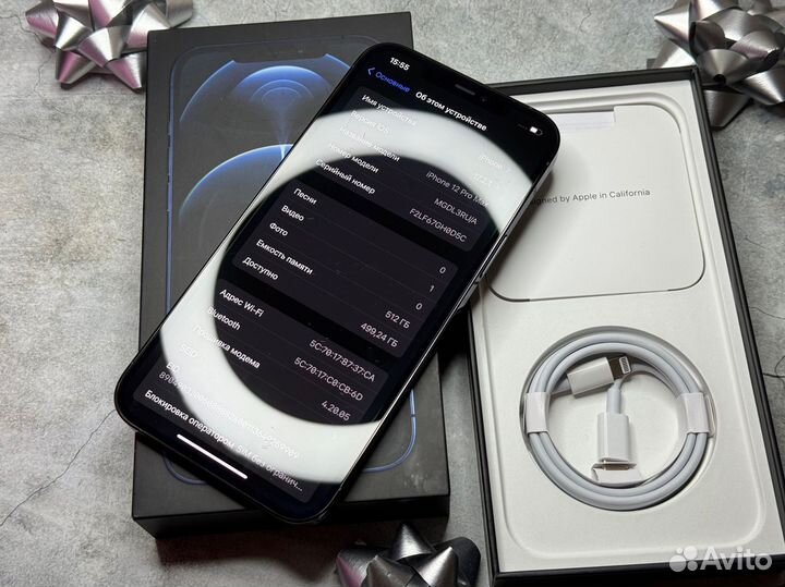 iPhone 12 Pro Max 512gb Акб 84 Отличный (sim+esim)