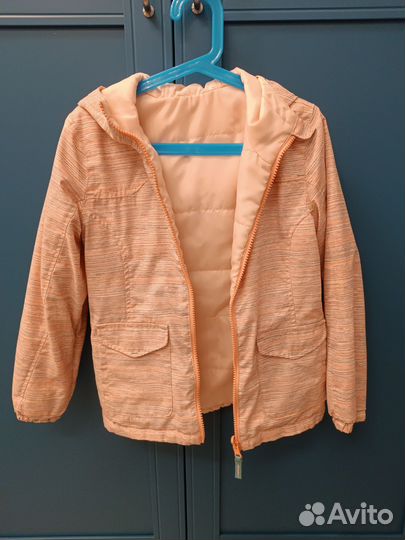 Куртка decatlon для девочки 128-134 двусторонняя