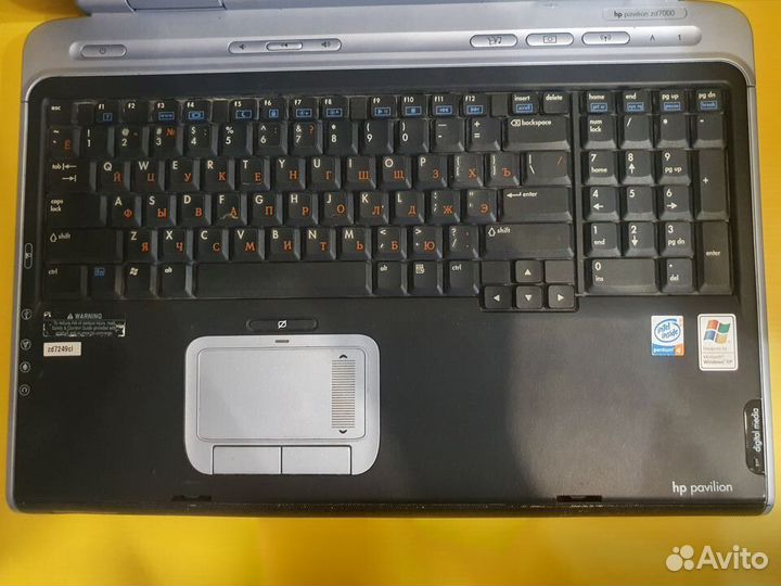 Ноутбук HP pavilion zd7000 (PP2180) - разбор