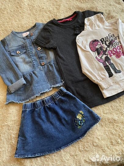 Одежда для девочки пакетом 98-110