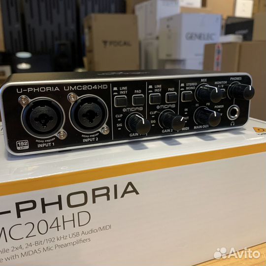 Behringer UMC204HD в Наличии
