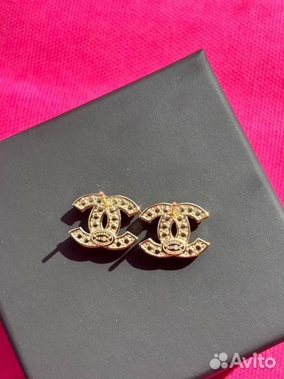 Серьги chanel