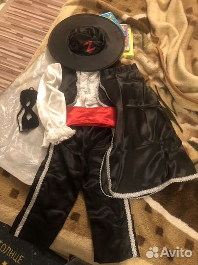 Карнавальный костюм зорро мушкетер 104