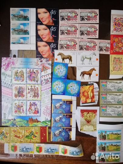 Марки Украины 2565шт