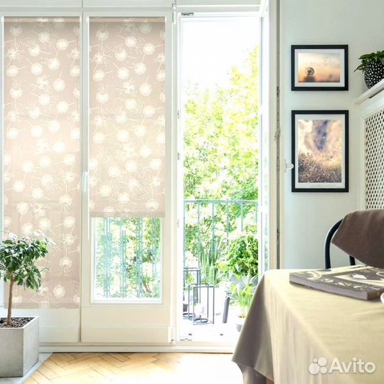 Рулонные шторы полупрозрачные на заказ