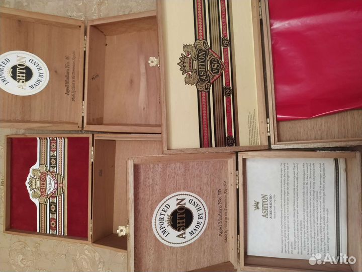 Коробки от сигар Ashton(пустые)