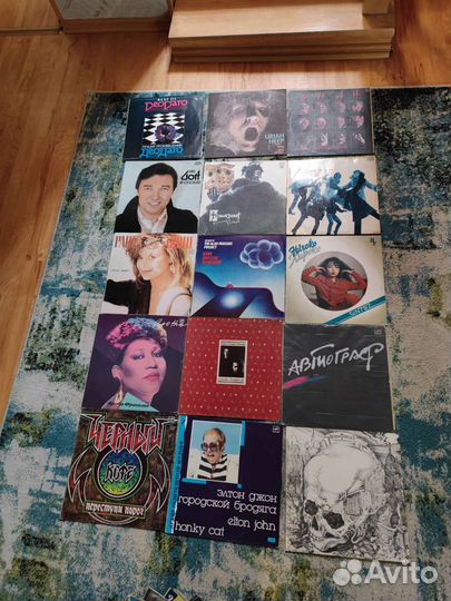 Виниловые пластинки разные