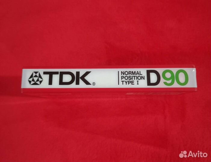 Аудиокассета новая TDK D90, запечатанная
