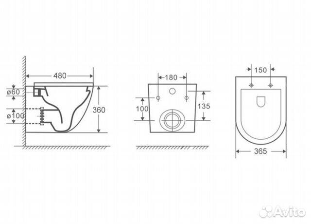 Инсталляция Grohe с унитазом AZ-0053 безободковый