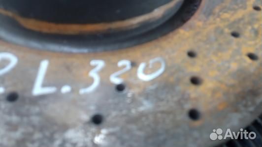 Диск тормозной передний mercedes benz E-class W212 (HNK36N601)