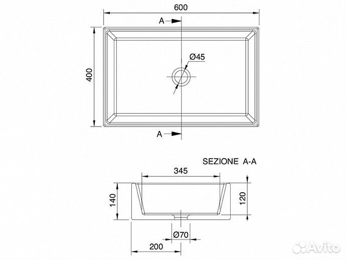 Раковина Scarabeo Teorema 2.0 5101