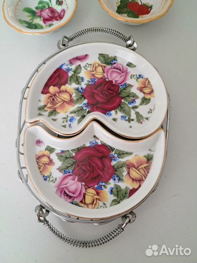 Конфетница фарфоровая