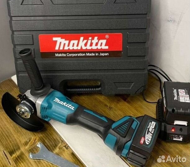 Аккумуляторная болгарка makita Новая