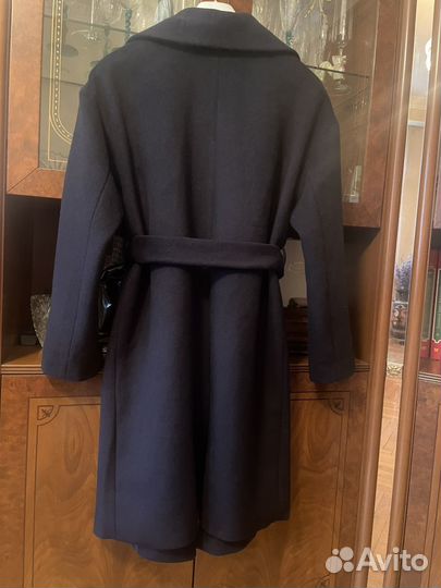 Пальто женское 42 44 темно синее