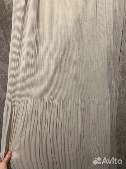 Белый сарафан макси